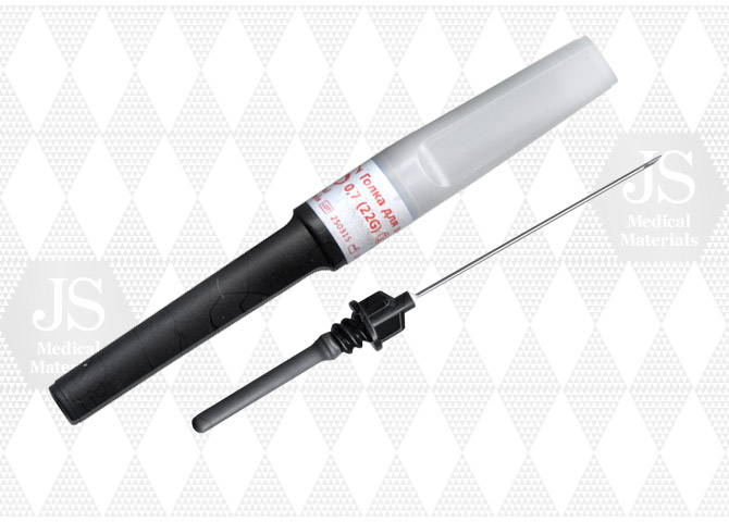 Голка JS для забору крові (0,7мм), чорна р.22G